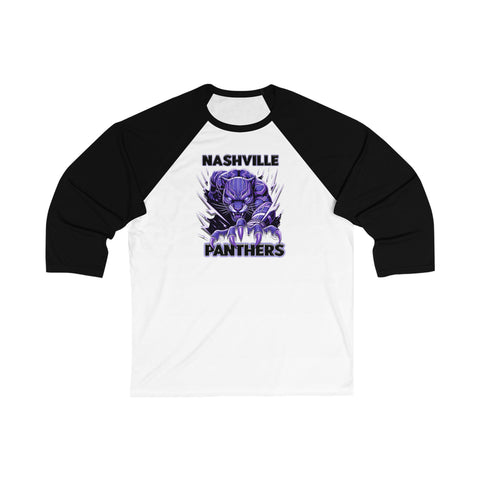 Nashville Panthers  3\4 Sleeve Tee