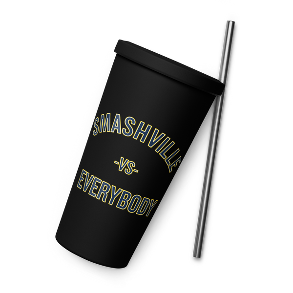 Smashville VS Everybody Insulated tumbler w/ straw