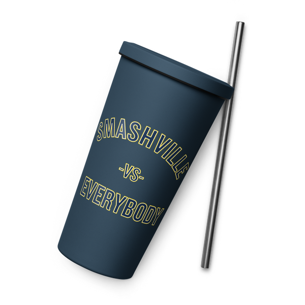 Smashville VS Everybody Insulated tumbler w/ straw