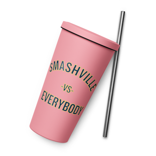 Smashville VS Everybody Insulated tumbler w/ straw