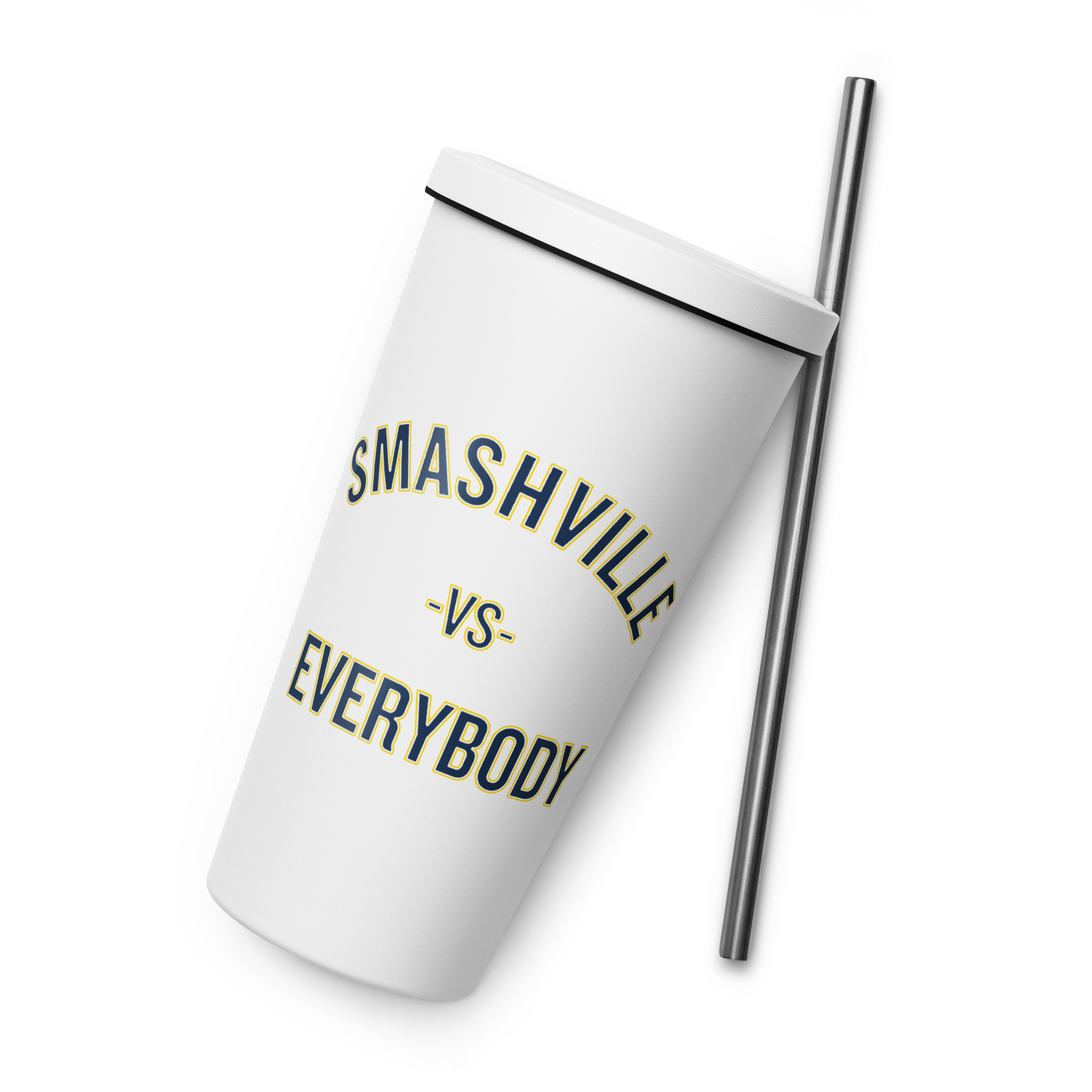 Smashville VS Everybody Insulated tumbler w/ straw