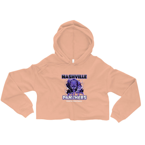 Nashville Panthers Womens Crop Hoodie - Flick & Tea