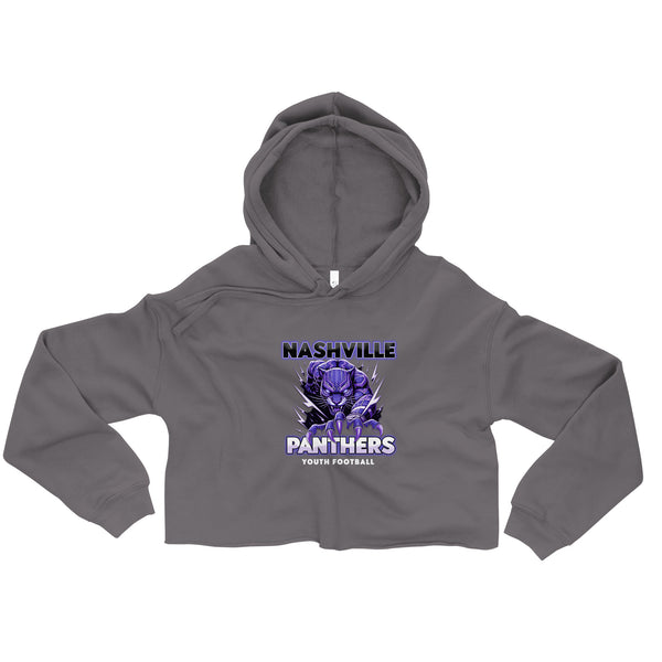 Nashville Panthers Womens Crop Hoodie - Flick & Tea