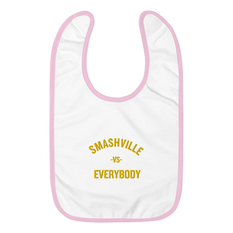Smashville Vs Everybody Baby Bib - Flick & Tea