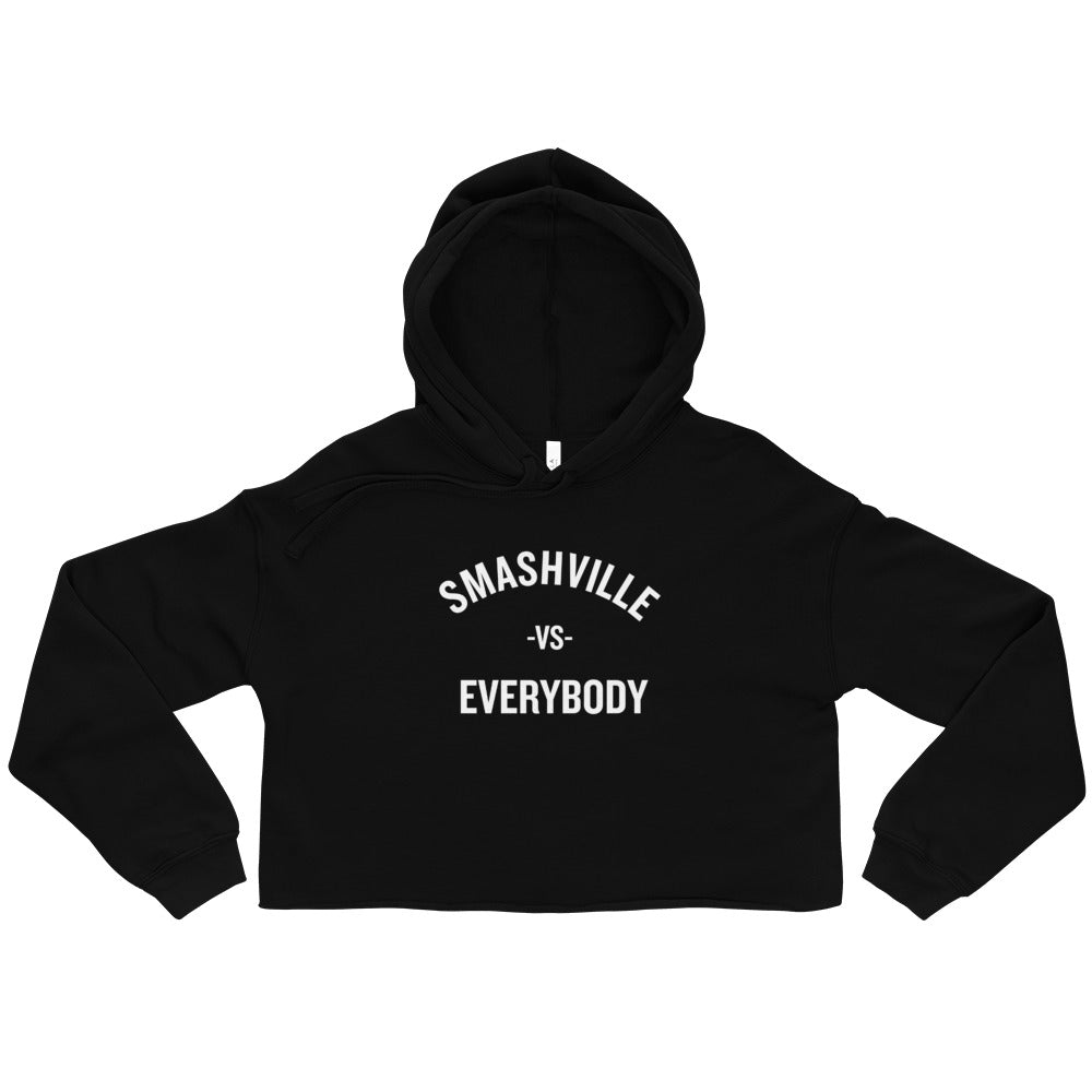 Smashville Vs Everybody OG Crop Hoodie - Flick & Tea