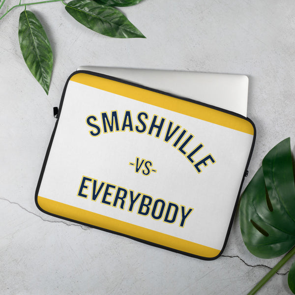 Smashville Vs Everybody Laptop Sleeve - Flick & Tea