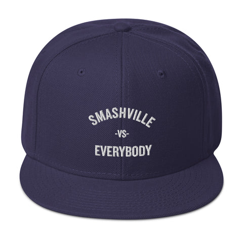 Smashville Vs Everybody Snapback Hat - Flick & Tea