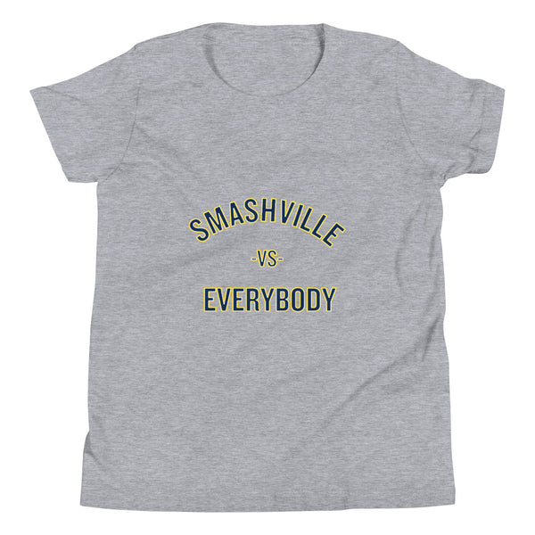 Smashville Vs Everybody Youth Short Sleeve T-Shirt - Flick & Tea