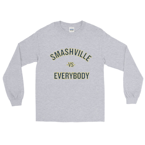 Smashville Vs Everybody Triple Play Long Sleeve Tee - Flick & Tea