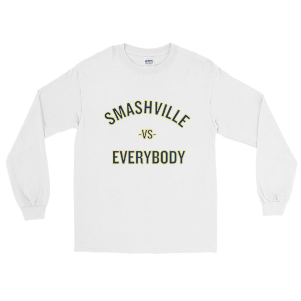 Smashville Vs Everybody Triple Play Long Sleeve Tee - Flick & Tea