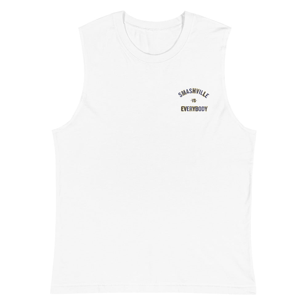 Smashville Vs Everybody Muscle Shirt - Flick & Tea