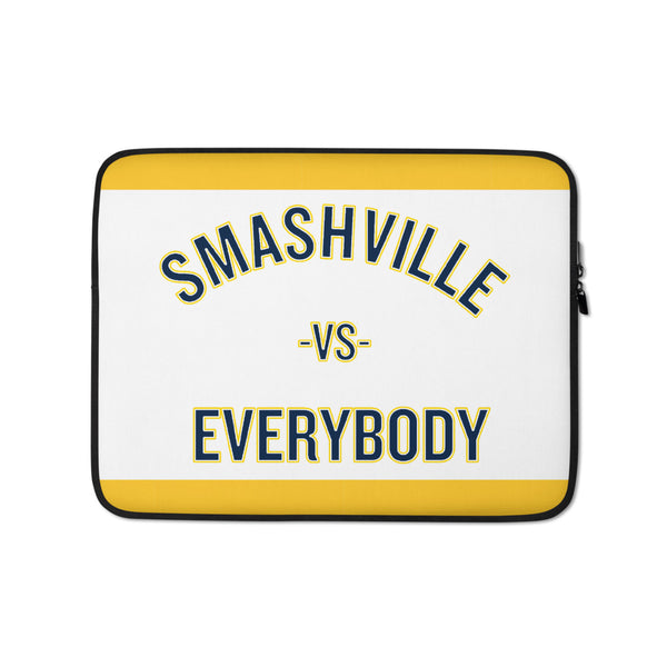 Smashville Vs Everybody Laptop Sleeve - Flick & Tea
